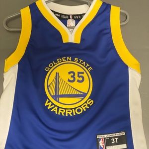 3T Toddler Kevin Durant Warriors Jersey